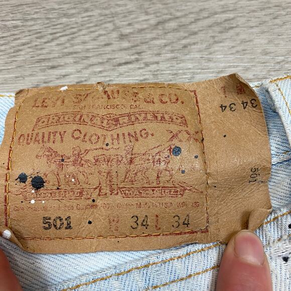 Local Authority VTG 90s Levi's Reworked Denim Jacket and Jeans Set Y2K - Picture 6 of 13